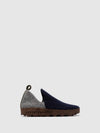 Round Toe Shoes CITY NAVY/GREY